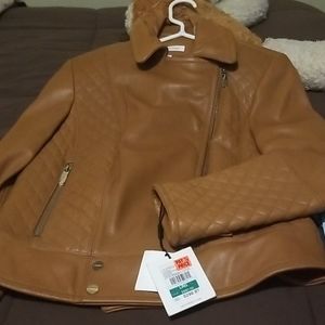 CALVIN KLEIN LEATHER JACKET